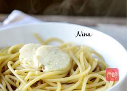 蒜香意大利面佐烤圣女果的做法图解6