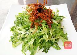 丁香鱼拌苦菊的做法图解7