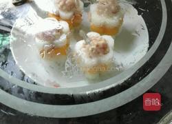 花样白萝卜酿虾球的做法图解15