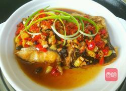 豆豉辣椒蒸鲢鱼的做法图解13