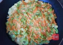 苦瓜胡萝卜鸡蛋饼的做法图解5