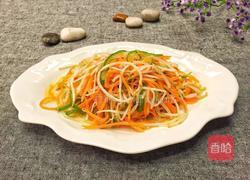 胡萝卜炒绿豆芽的做法图解8