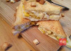 玉米芝士烤吐司的做法图解9