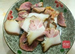 彩椒炒腊肉的做法图解2