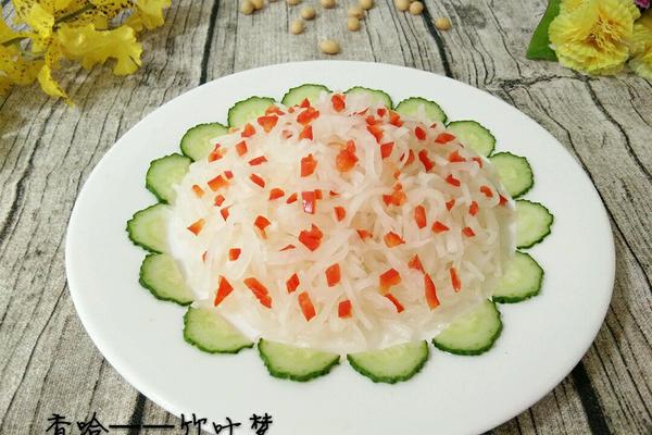 凉拌白萝卜