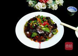 双椒炒猪血的做法图解10