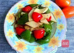 彩椒爆炒杏鮑菇的做法圖解7