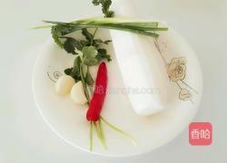 蒸肉末白萝卜丝的做法图解1