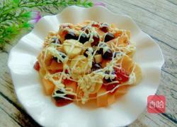 哈密瓜香蕉沙拉的做法图解6