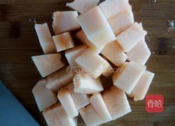 哈密瓜香蕉沙拉的做法图解2