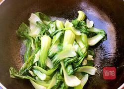 彩椒炒虾仁油菜的做法图解5