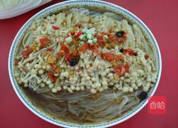爽口粉丝金针菇的做法图解4
