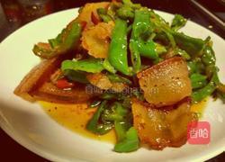 彩椒炒腊肉的做法图解11