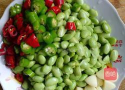 辣椒炒青豆的做法图解2