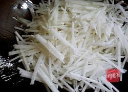 青炒白萝卜丝的做法图解6