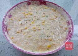 白萝卜玉米粒鸡蛋饼的做法图解7