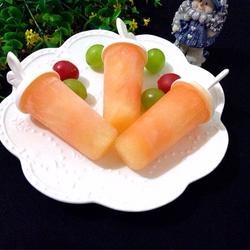  #哈密瓜#哈密瓜冰棍的做法[图]