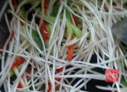 韭黄豆芽炒肉丝的做法图解8