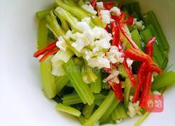 凉拌彩椒芹菜的做法图解7