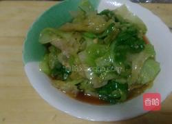 蚝油卷心菜的做法图解8