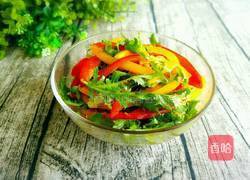 彩椒拌苦菊的做法图解7