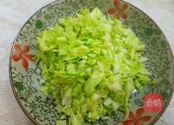 卷心菜腊肉炒饭的做法图解2