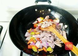 彩椒爆腰花的做法图解7