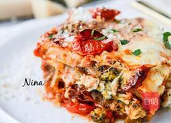 蔬菜千层面焗烤圣女果的做法图解7