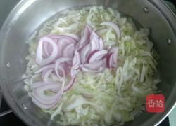 咖喱卷心菜炒粉丝的做法图解5