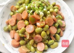 火腿焖青豆的做法图解5