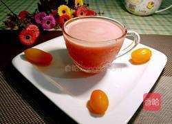 西瓜蜜桃汁的做法图解3