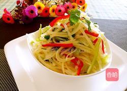 炝拌彩椒土豆丝的做法图解10