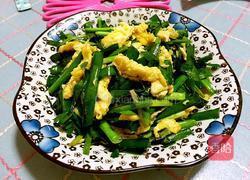 韭菜炒鸡蛋的做法图解4