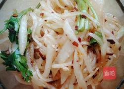 凉拌苤蓝丝的做法图解5