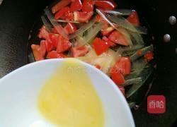 西瓜皮西红柿蛋花汤的做法图解6
