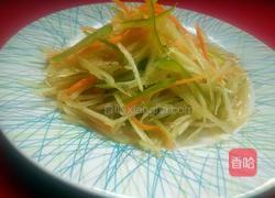 凉拌西瓜皮黄瓜的做法图解6