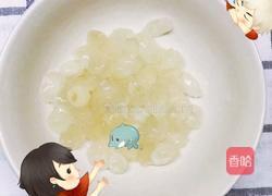 金耳皂角米桃胶蔓越莓羹的做法图解2