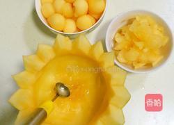 哈密瓜果盘的做法图解7