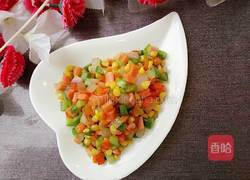 彩椒火腿炒玉米的做法图解5