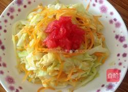 卷心菜萝卜丝炒蛋的做法图解7