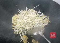 绿豆芽炒肉片（猪油膏版)的做法图解5