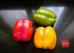 彩椒拌苦菊的做法图解1