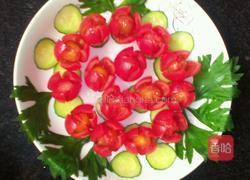 圣女果花开富贵的做法图解4