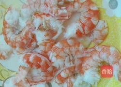 虾仁青菜粥的做法图解3