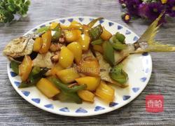 彩椒焖仓鱼的做法图解7