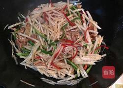 白萝卜炒肉丝的做法图解6