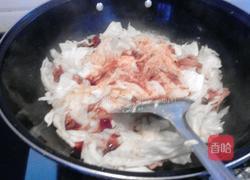 卷心菜炖粉条的做法图解4