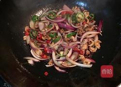 彩椒洋葱炒墨鱼仔的做法图解7