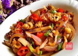 彩椒洋葱炒墨鱼仔的做法图解9