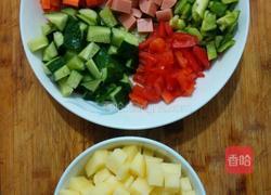 彩椒土豆丁的做法图解2